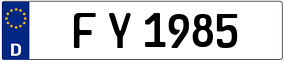 Truck License Plate